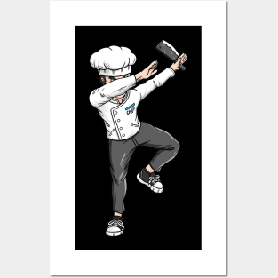 Dabbing Chef Posters and Art